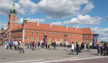 Warszawskie Stare Miasto w kolorach Śnieżki
